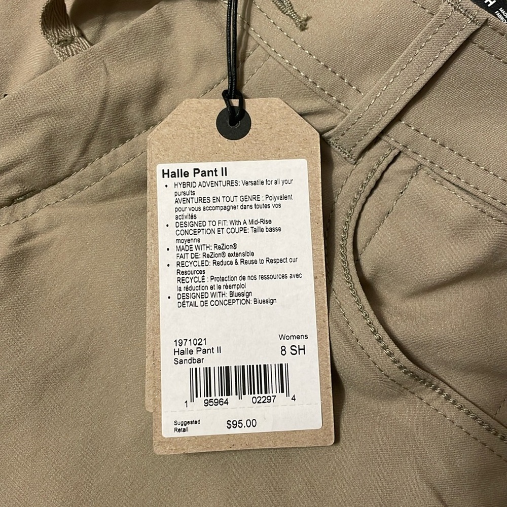 prAna Halle Pant II adventure, hiking, roll-up pants. New with tags.